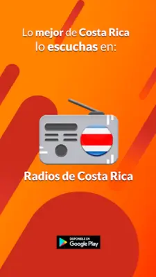 Radios de Costa Rica android App screenshot 0