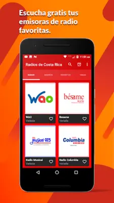 Radios de Costa Rica android App screenshot 5